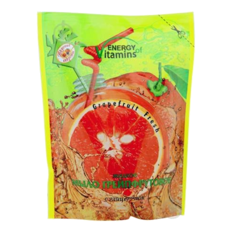 Мило рідке Energy of Vitamins Грейпфрутове, 0,45 л